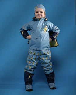 Kattnakken Plask Regnsett Superhelt Superblå - Kattnakken