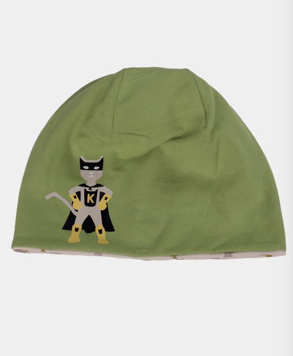 Kattnakken lue vendbar Supergrønn