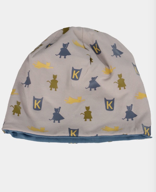 Kattnakken lue vendbar Superblå