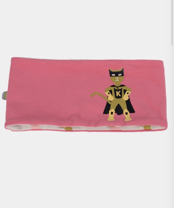 Kattnakken pannebånd vendbar Superrosa