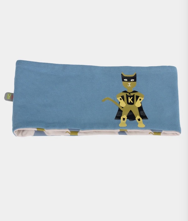 Kattnakken pannebånd vendbar Superblå