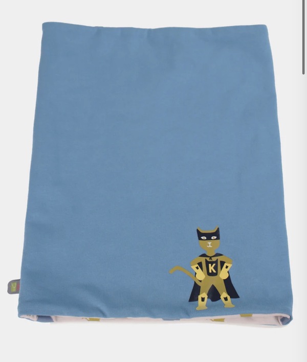 Kattnakken buff vendbar Superblå