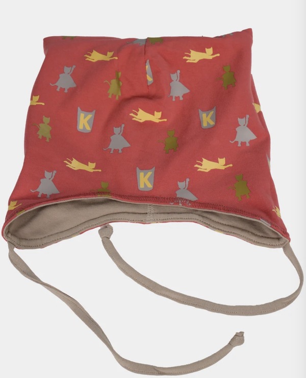 Kattnakken babylue vendbar Stokkrose/Lysbark