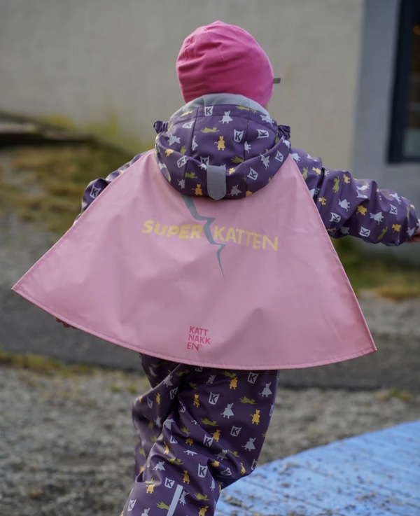 Kattnakken Superkappe Rosa Krystall