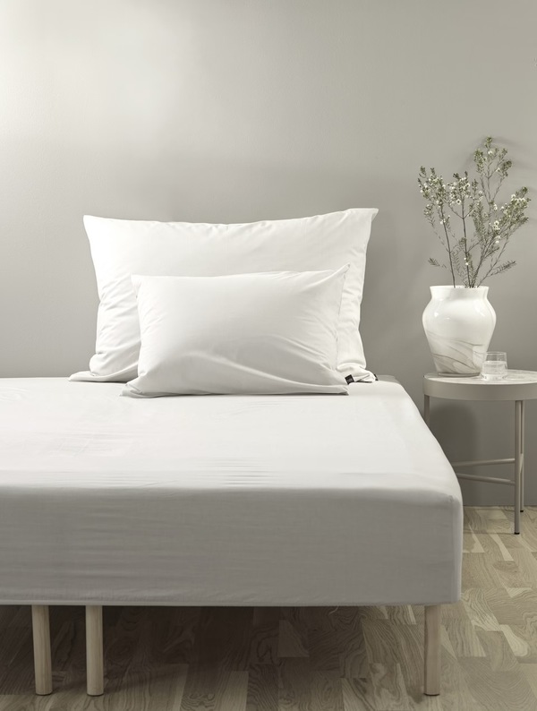 Hotellputetrekk Ekstra Fin Bomull - Hvit, 70x100cm