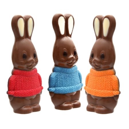 Milk Chocolate Rabbit w/Sweater 60g