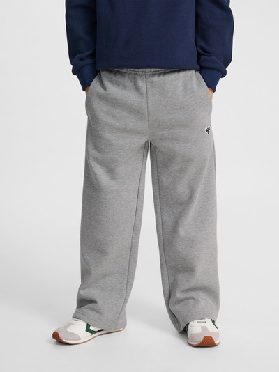 Hummel Jr Loose Sweatpants Bee GREY MELANGE - Hummel