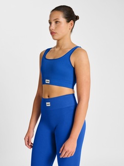 Hummel Puls Seamless Rib Bra Blå - Hummel