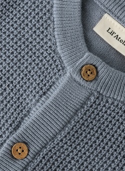 NBMDARYL LS KNIT CARD LIL ATELIER Tradewinds - LIL`ATELIER