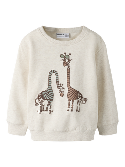 NMMDENSON LS REG SWEAT Peyote Melange - Name It