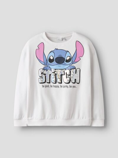 NKFFORDI STITCH NREG SWEAT BRUSH BRIGHT WHITE - Name It