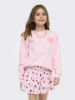 KOGCANASTA LS LOOSE PRINTED SWEAT Barely Pink Lemon - Kids Only 