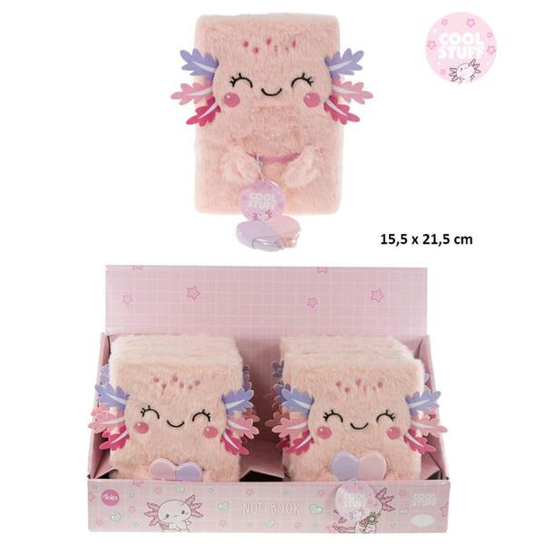 NOTISBOK AXOLOTL M/TUSJ TINKA COOL STUFF