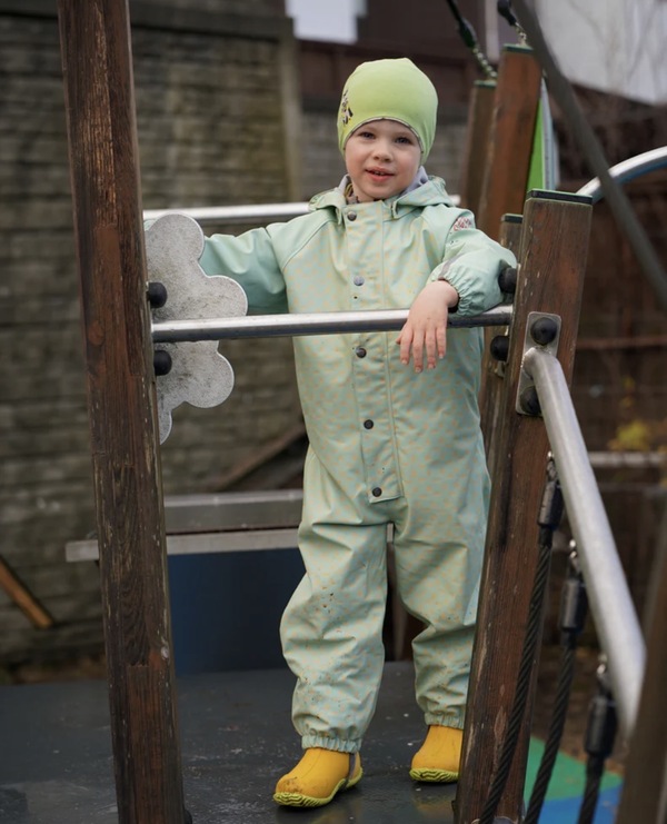 Kattnakken Heilårsregndress Søle Jane Pistasj