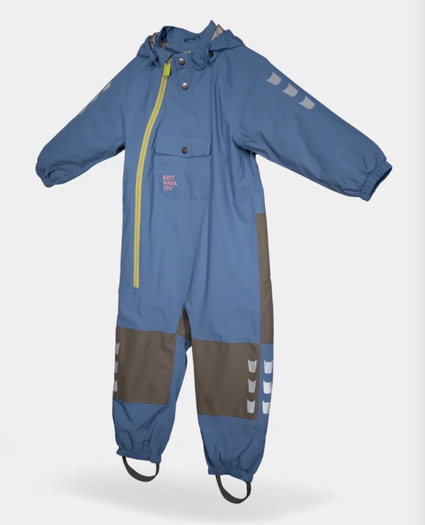 Kattnakken Vinddress / tynn Parkdress Blå Horisont (stor i størrelsen)