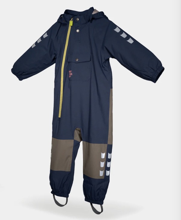 Kattnakken Vinddress / tynn Parkdress Marine (stor i størrelsen)