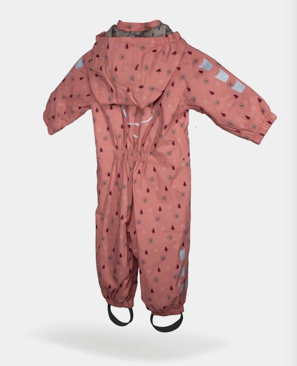 Kattnakken Vinddress Baby / tynn parkdress Stokkrose (Stor i størrelsen)