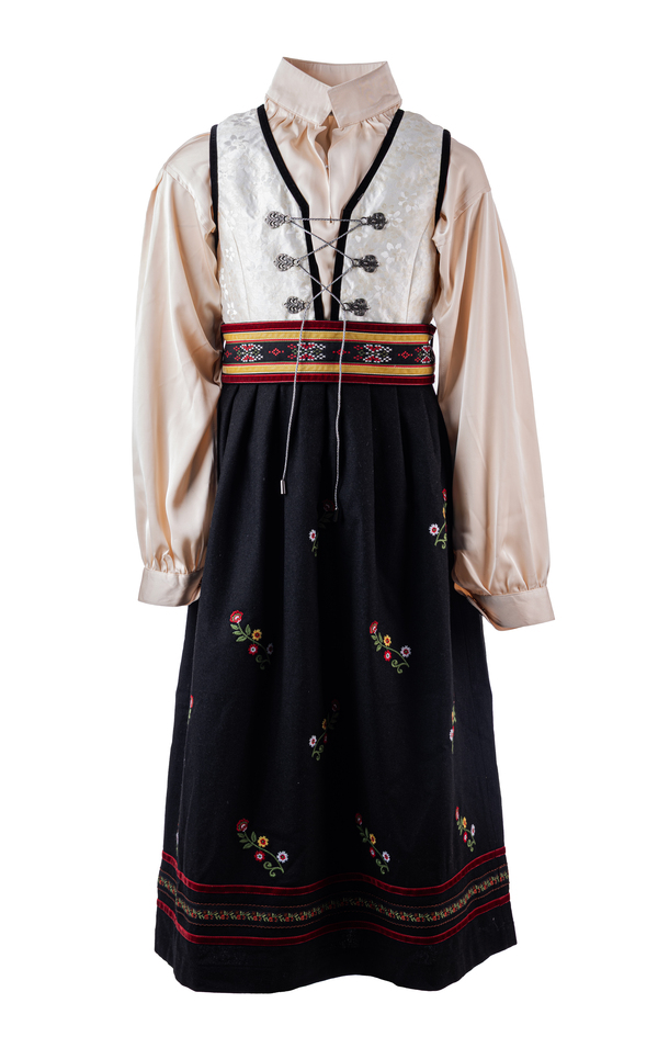 Leah Ull festdrakt valgfri skjorte