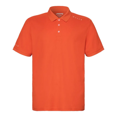 MUSTO MEN'S EVO CREW PRO LITE POLO Pumpkin Orange - Musto