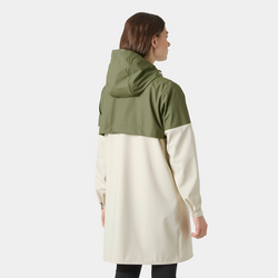 Women's Moss Block PU Raincoat Lav green - Helly Hansen