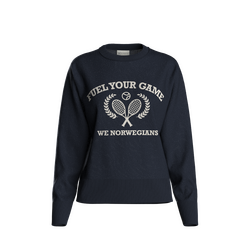 Deuce Chenille Sweater women  navy - We Norwegian