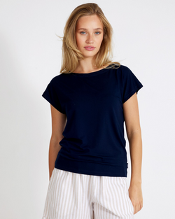 Ellen Capsleeve  navy - Holebrook