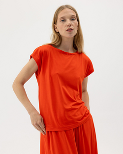 Ellen Capsleeve BRIGHT RED - Holebrook