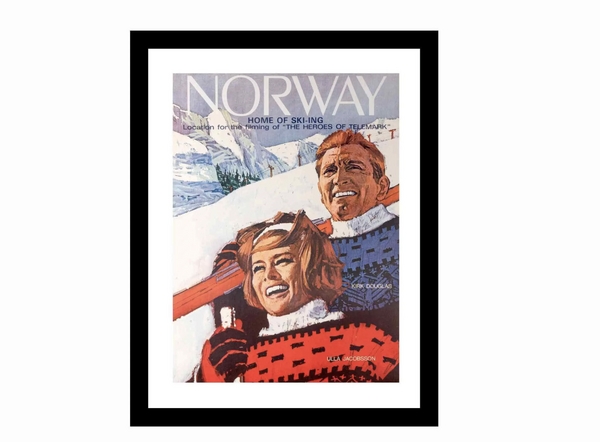  Glass picture w/frame The heroes of Telemark