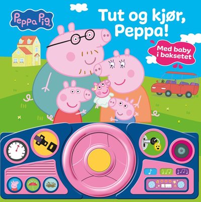 Tut og kjør, Peppa - bok med lyd