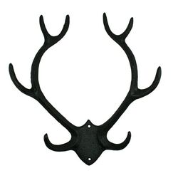 Gevir, 8 spirs  sort - Hyttestil