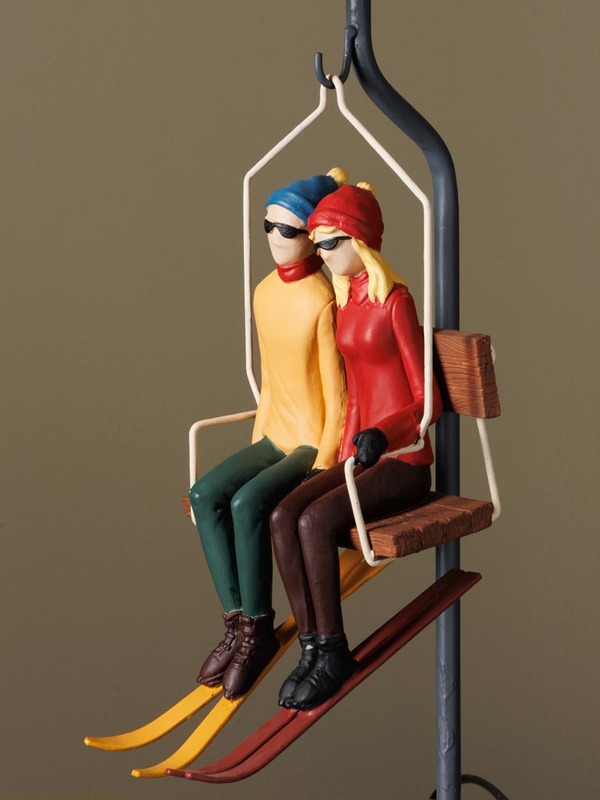 Bordlampe med skiheis