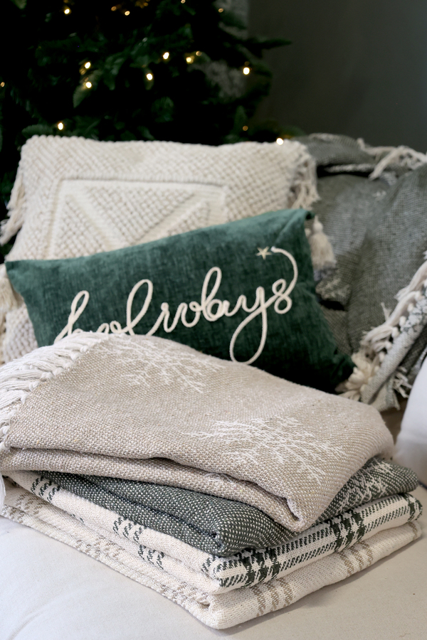 Aix Pledd med iskrystaller. Latte