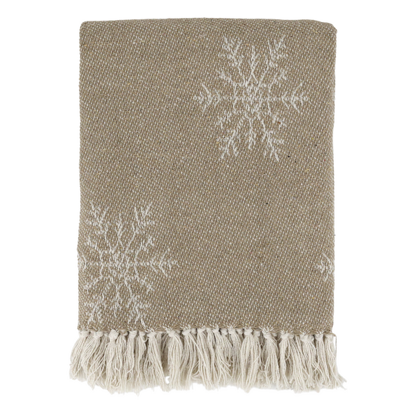 Aix Pledd med iskrystaller. Latte