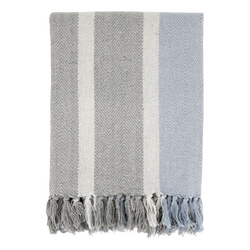 Aix Pledd av overskuddsgarn Grå - Chicantiuqe