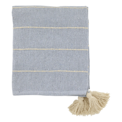 Aix Pledd av overskuddsgarn Himmelblå - Chicantiuqe