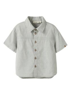 NMMDARKO SS LOOSE SHIRT LIL ATELIER coconut milk - LIL`ATELIER