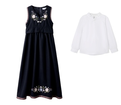 Festdrakt 6-14 år  hvit skjorte - Name It