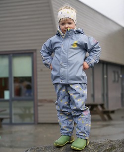 Kattnakken Regnsett Plask Mjuk Blå Mjuk blå - Kattnakken