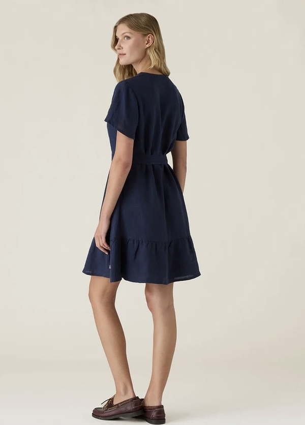 Linkjole med belte og V-hals