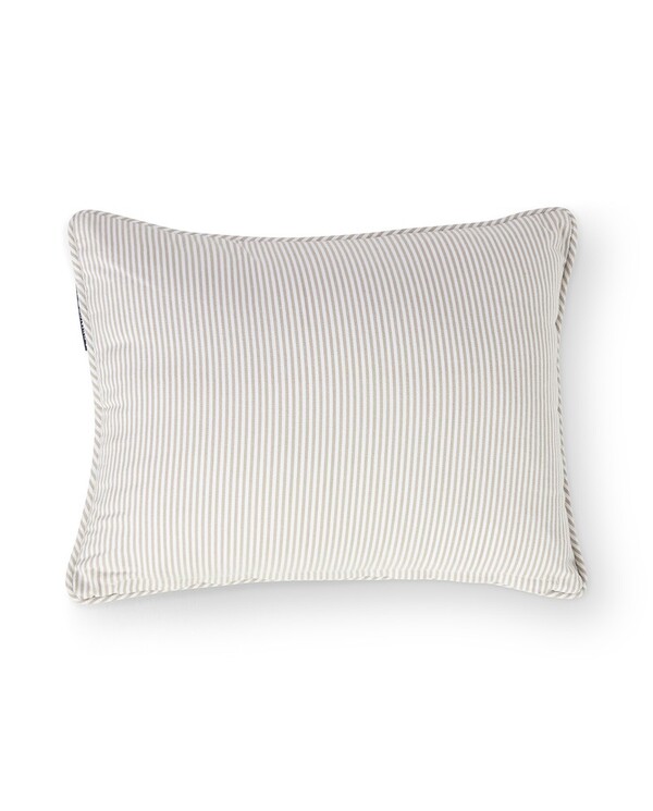 Stripet økologisk bomullspute