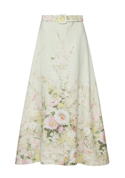 Linen Maxi Skirt Harmony - by TiMo