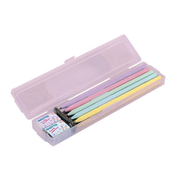 GIOTTO CANDY COLLECTION GRÅBLYANT 10 PK MED SPISSER OG VISKELÆR