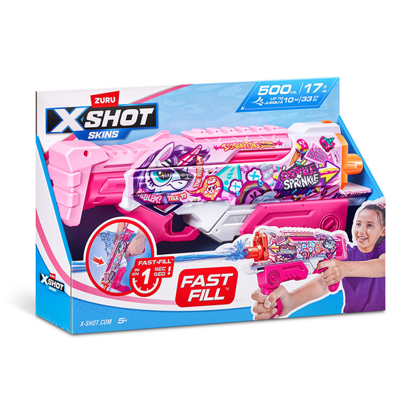 XSHOT Skins Hyperload Fast Fill Pink Party - vanngevær