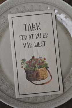 Trend Serviett - Takk for at du er vår Gjest, 20pk ikke relevant - Trend Design