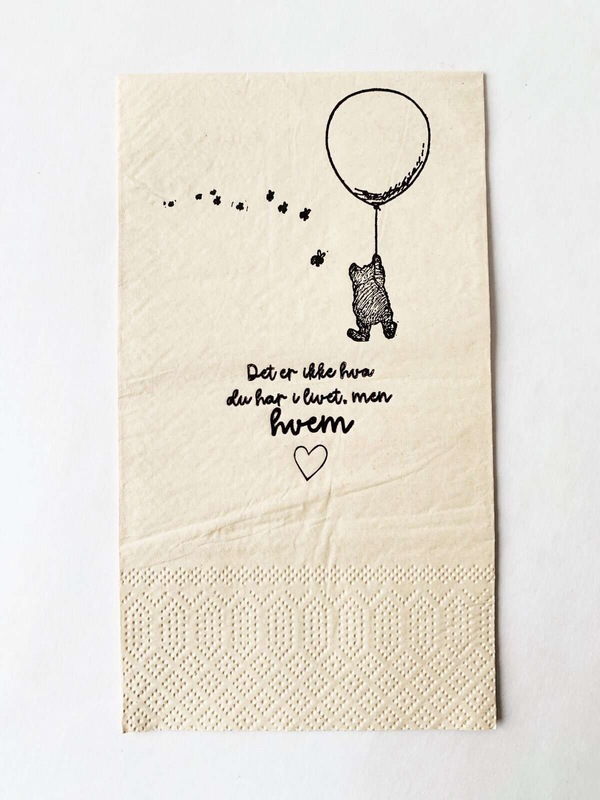 Trend Serviett - Ikke Hva Du Har Men Hvem, 20pk