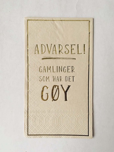 Trend Serviett - Gamlinger Som Har Det Gøy, 20pk ikke relevant - Trend Design