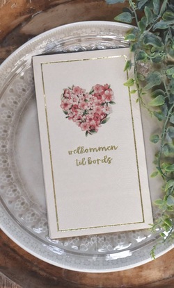 Trend Serviett - Blomsterhjerte, 20pk ikke relevant - Trend Design