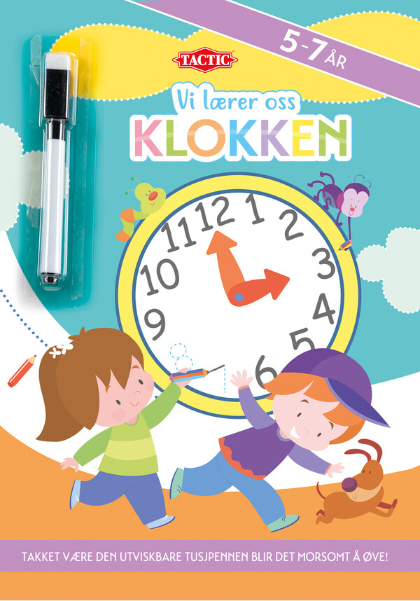 Vi lærer oss klokken aktivitetsbok