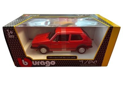 1:24 VW Volkswagen Golf Mk 1 GTI (1979) Raud - Burago