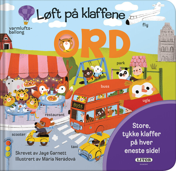 Lekebok ORD med klaffer